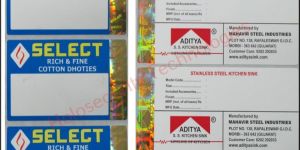Hologram Strip Printed Label