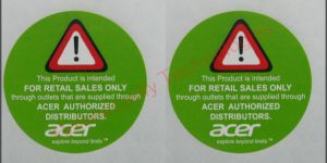 Printed Self Adhesive Label