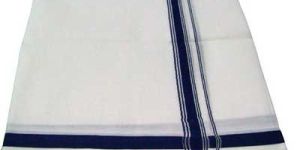 Cotton White Dhoti Fabric