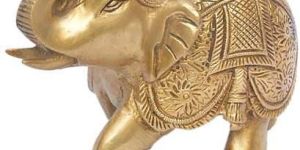 Brass Elephant Statue