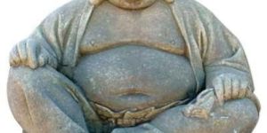 Fiber Laughing Buddha Statue