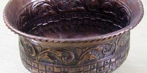 Antique Brass Bowl