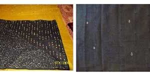 Hand Embroidered Cotton Saree