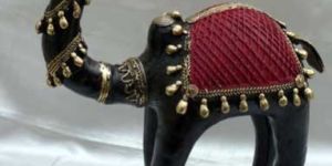 Colored Camel Statue