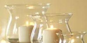 Glass Candle Holders