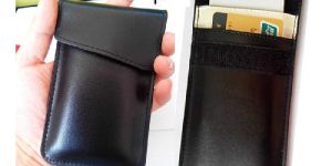 Leather Mobile Signal Blocker Pouch