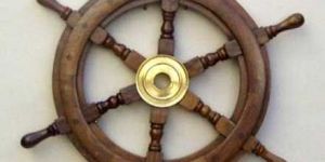 Wooden Ship Wheel