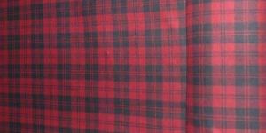 Check Woollen Fabric 01