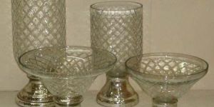 Glass Hurricane Lamp - (ac - 416)