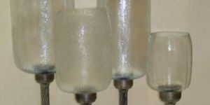 Glass Hurricane Lamp - (ac - 945)