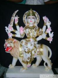 Marble Durga Statue