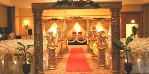 Golden Carved Mandap