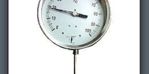 Mercury in Steel Temperature Gauge