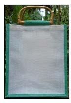Jute Cane Handle Bag