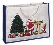 Jute Christmas Bag