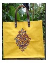 Jute Embroidery Bag