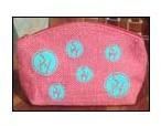 Jute Printed Pencil Bag