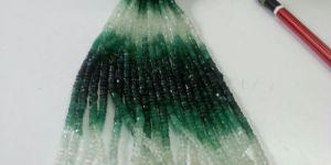 Shaded Emerald Beads