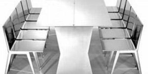 Stainless Steel Dining Table Set