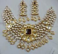 Traditional Silver Kundan Jewelry