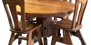 Sheesham Wood Dining Table Set