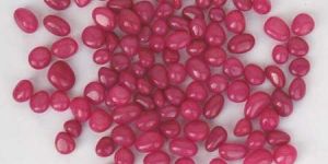 Agate Dark Pink Coloured Tumbled Stone