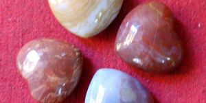 Agate Fancy Heart Stones
