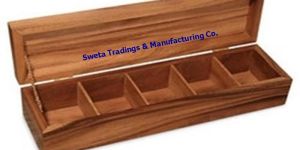 4 Compartment Wooden Box