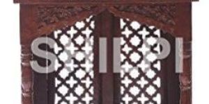 Shilpi Brown Sheesham Wooden Temple