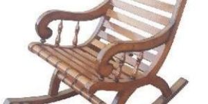 Shilpi Sheesham Wood Hand Carved Rocking Chair