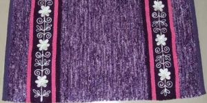 Embroidered Chenille Rug 03