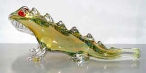 Glass Animal Smoking Pipe