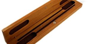 Wooden Baton Box Brown