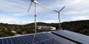 Hybrid Solar Power Plant Installation