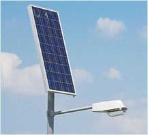 Solar CFL Street Light