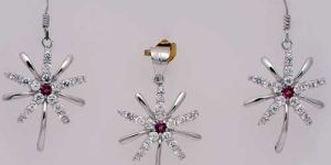 925 Sterling Silver Pendant Set