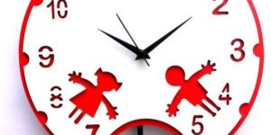 Kids Pendulum Wall Clock