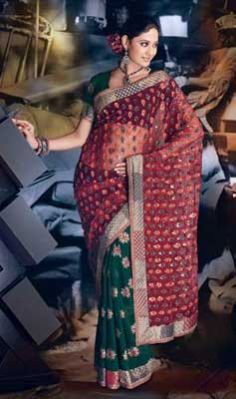 Net Wedding Saree