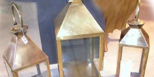 Brass Candle Lantern