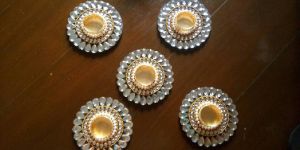 White Floating Diyas