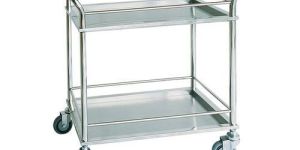INSTRUMENTS TROLLEY STAINLESS STEEL