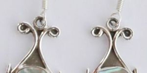 Ladies Stylish Gemstone Sterling Silver 925 Earrings