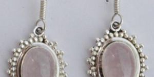 ladies classical silver hoop earring