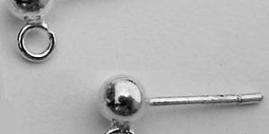 925 Sterling Silver Ball Stud Earring
