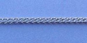 Casual Wear Sterling Polished Silver Chain