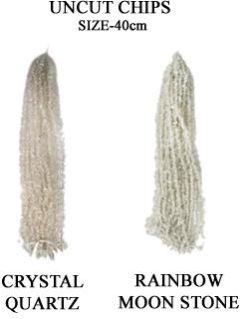 Crystal Quartz and Rainbow Moonstone Beads