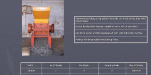Heavy Duty Scrap Grinder