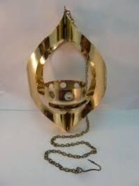 Brass Hanging Candle Holder