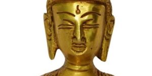 Brass Statue of Lord Gautam Buddha Bust