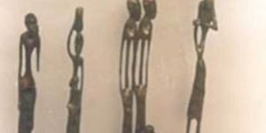 Brass Statue - Tribal Man